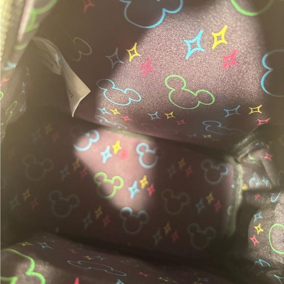 Retired Loungefly Disney Parks Neon Icons Mini Backpack – NWOT - Picture 7 of 7